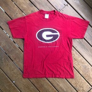 Red Georgia State Bulldogs Shortsleeved T-shirt L